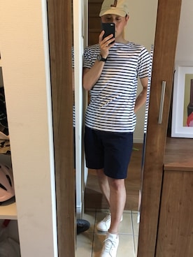 「orcival」｜「アイテム（アナログ腕時計）」を使った、ta-shiさん（メンズ・170cm）の夏コーディネート