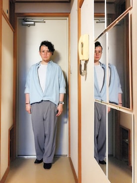 埒之（らちゆき）さん（メンズ・169cm）の秋コーディネート