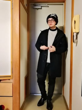 「EDIFICE（エディフィス）のアイテム（その他アウター）」を使った、埒之（らちゆき）さん（メンズ・169cm）の秋コーディネート