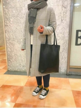 「あたし」｜黄子さん（レディース・160cm）の冬コーディネート