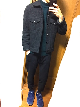 「Levis PReMIUM（リーバイスプレミアム）のアイテム（ジャケット/アウター）」を使った、ゆうきさん（メンズ・165cm）の冬コーディネート