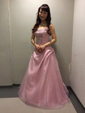 「収録」｜辰巳真理恵さん（レディース・154cm）の夏コーディネート