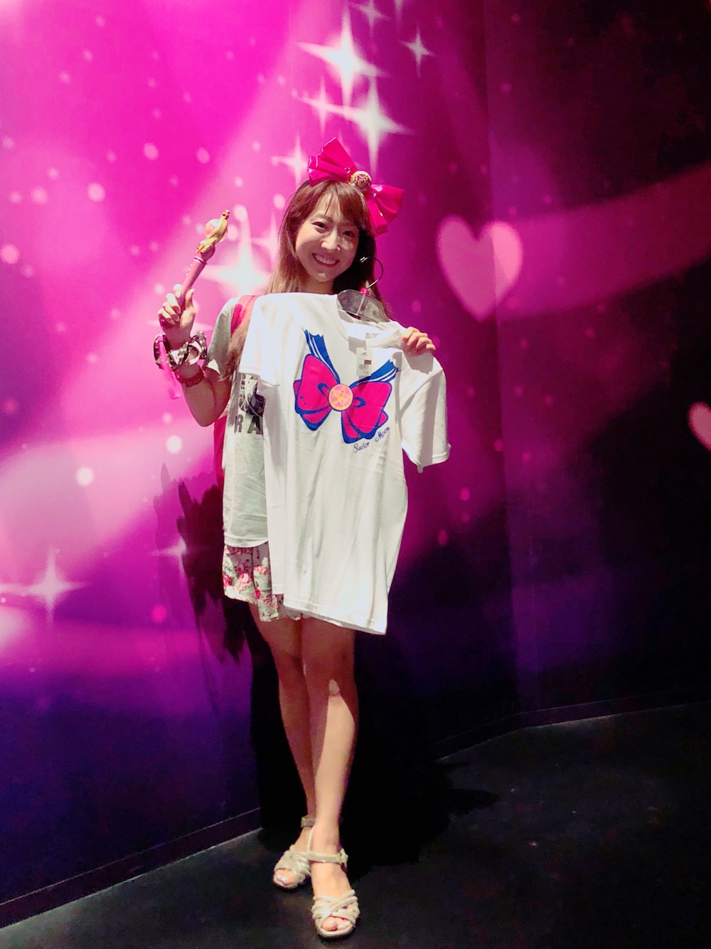 usjセーラームーンTシャツ USJ限定 セーラームーン シルエット Tシャツ
