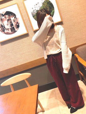 「ESPERANZA（エスペランサ）のアイテム（ローファー）」を使った、ruuun＊。さん（レディース・151cm）の秋コーディネート