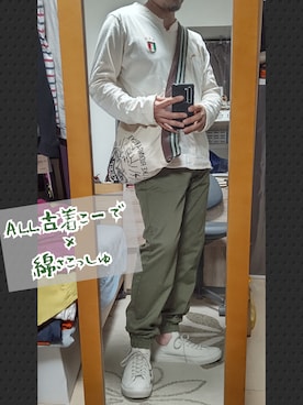 「ワーク」｜「アイテム（財布/小物）」を使った、YM（最近はインスタ寄り）さん（メンズ・172cm）の夏コーディネート