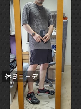 「MR.BOHO（ミスターボーホー）のアイテム」を使った、YM（最近はインスタ寄り）さん（メンズ・172cm）の夏コーディネート