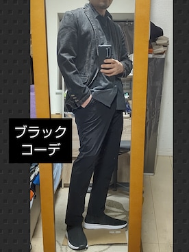 「COMME CA ISM（コムサイズム）のアイテム（デニムジャケット）」を使った、YM（最近はインスタ寄り）さん（メンズ・172cm）の秋コーディネート