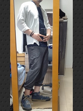 「ラフスタイル」｜「アイテム（ブルゾン）」を使った、YM（最近はインスタ寄り）さん（メンズ・172cm）の秋コーディネート