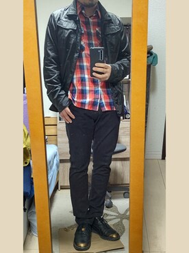 「G-STAR RAW（ジースターロゥ）のアイテム（ナイロンジャケット）」を使った、YM（最近はインスタ寄り）さん（メンズ・172cm）の秋コーディネート