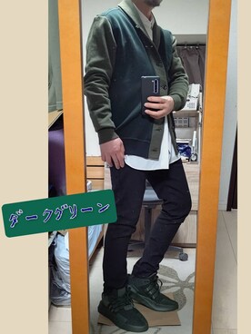 「G-STAR RAW（ジースターロゥ）のアイテム（ブルゾン）」を使った、YM（最近はインスタ寄り）さん（メンズ・172cm）の秋コーディネート
