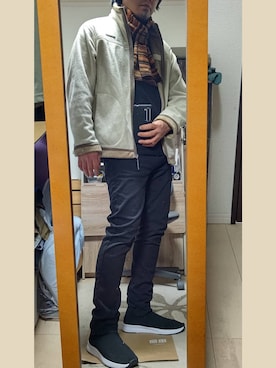 「FIRST DOWN（ファーストダウン）のアイテム（ブルゾン）」を使った、YM（最近はインスタ寄り）さん（メンズ・172cm）の冬コーディネート