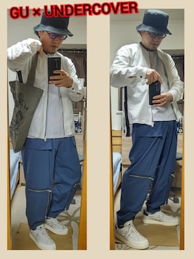 「DIESEL（ディーゼル）のアイテム（ブルゾン）」を使った、YM（最近はインスタ寄り）さん（メンズ・172cm）の春コーディネート