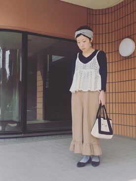 ueno yucari↟⌂さん（レディース・150cm）の春コーディネート