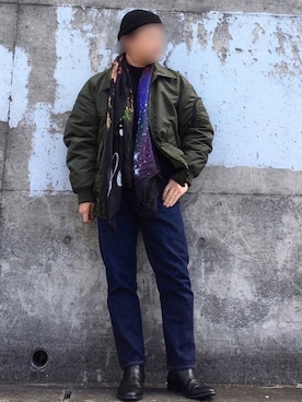 「ONE DAY KMC （ワンデイケーエムシー）のアイテム（シューズ）」を使った、yuunagi06さん（メンズ・161cm）の秋コーディネート