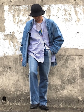 「KENZO（ケンゾー）のアイテム（帽子）」を使った、yuunagi06さん（メンズ・161cm）の春コーディネート