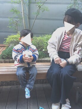 「apres les cours（アプレレクール）のアイテム（ジャケット/アウター）」を使った、n.n.oweさん（レディース・153cm）の秋コーディネート