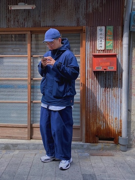 「HUNTISM（ハンティズム）のアイテム」を使った、to_mmmy_さん（メンズ・172cm）の春コーディネート