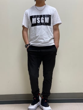 「MSGM（エムエスジーエム）のアイテム」を使った、Y.さん（メンズ・172cm）の夏コーディネート