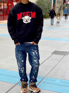 「MSGM（エムエスジーエム）のアイテム」を使った、Y.さん（メンズ・172cm）の秋コーディネート