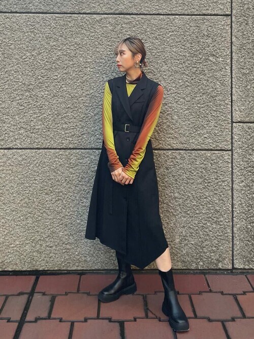 keikaxut（UNITED TOKYO 丸の内）｜UNITED TOKYOのジャンパースカートを使ったコーディネート - WEAR