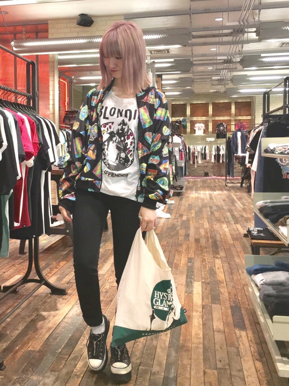 HYSTERIC GLAMOUR（ヒステリックグラマー）の「HYS VACATION総柄 MA-1