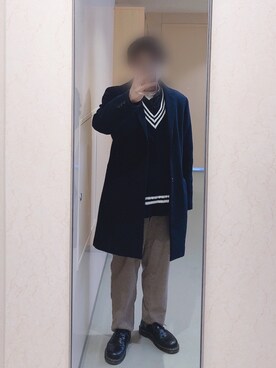 しめじさん（メンズ・168cm）の冬コーディネート