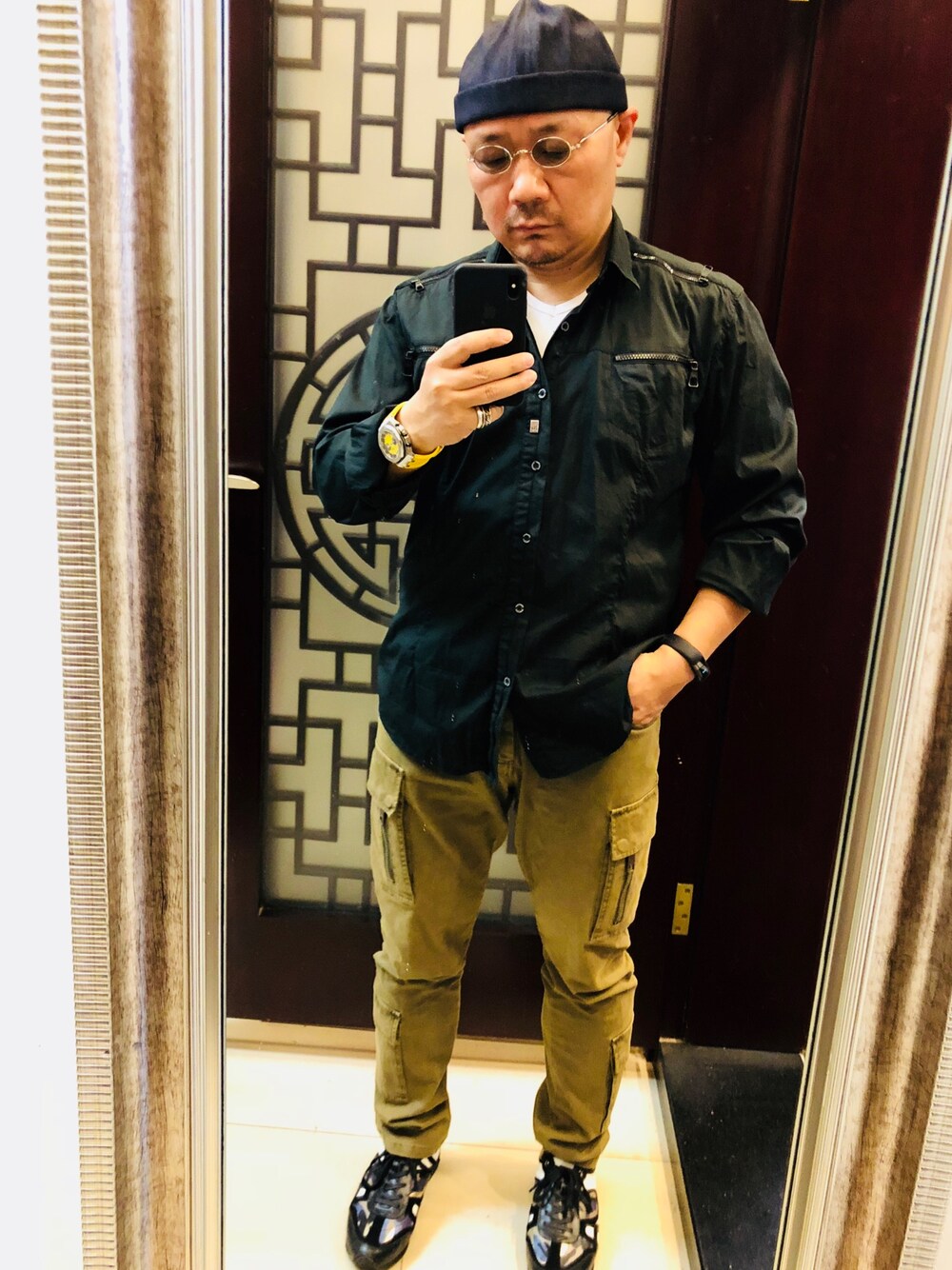 「JAPAN BLUE JEANSのアイテム（キャップ、その他）」を使った、蘑菇東哥さん（メンズ・172cm）の夏コーディネートの1枚目の写真