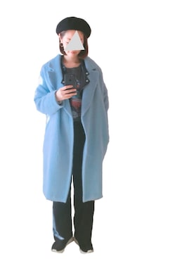 「URBAN RESEARCH（アーバンリサーチ）のアイテム（チェスターコート）」を使った、imuji*.さん（レディース・167cm）の冬コーディネート