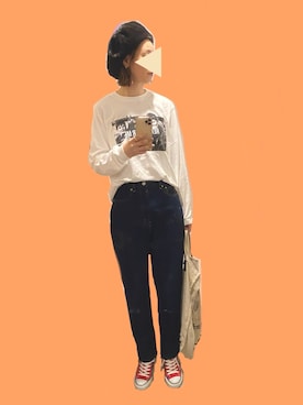 「TODAYFUL（トゥデイフル）のアイテム（ハンチング/ベレー帽）」を使った、imuji*.さん（レディース・167cm）の秋コーディネート