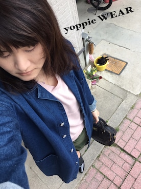 「アイテム（ピアス（両耳用））」を使った、yoppie221さん（レディース・158cm・30代）の春コーディネート