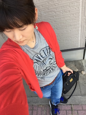「アイテム（ピアス（両耳用））」を使った、yoppie221さん（レディース・158cm・30代）の秋コーディネート