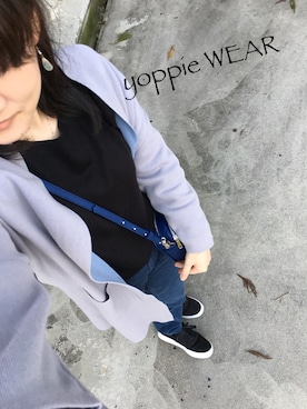 「アイテム（ピアス（両耳用））」を使った、yoppie221さん（レディース・158cm・30代）の秋コーディネート