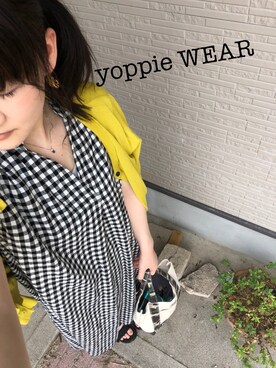 「アイテム（ピアス（両耳用））」を使った、yoppie221さん（レディース・158cm・30代）の夏コーディネート