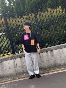 「DIGAWEL（ディガウェル）のアイテム（その他パンツ）」を使った、かいさん（メンズ・173cm）の夏コーディネート