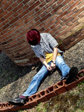 「model」｜JeNN さん（メンズ・50cm）の冬コーディネート