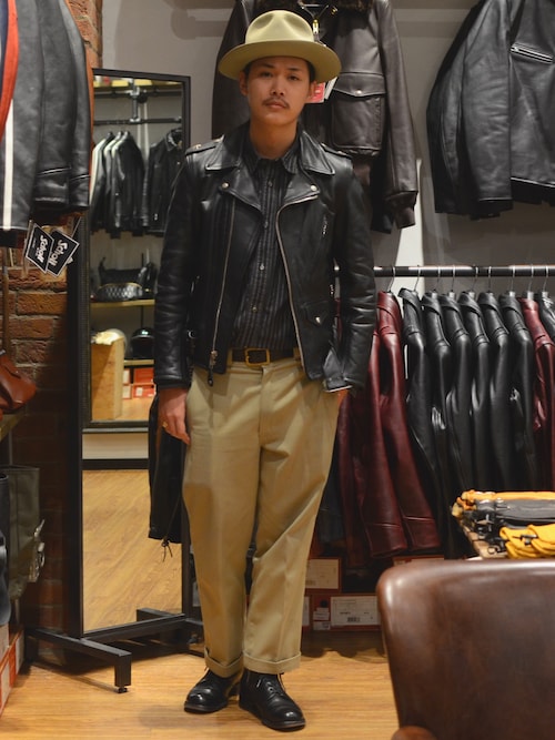 Schott/ショット/WABASHI L/S SHIRT/ウォバッシュ シャツを使った