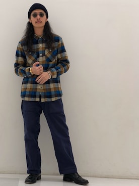 「schott（ショット）のSchott/ショット/ARMY FATIGUE PANTS/アーミー ファティーグ パンツ（その他パンツ）」を使った、okaiさん（メンズ・172cm）の秋コーディネート