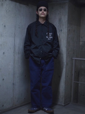 「schott（ショット）のSchott/ショット/ARMY FATIGUE PANTS/アーミー ファティーグ パンツ（その他パンツ）」を使った、okaiさん（メンズ・172cm）の冬コーディネート