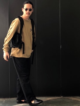 「MAKAVELIC（マキャベリック）のアイテム」を使った、okaiさん（メンズ・172cm）の夏コーディネート