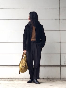 「HAVERSACK」｜okaiさん（メンズ・172cm）の冬コーディネート