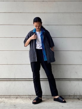 「BENCH（BENSAN）（ベンチ）のアイテム」を使った、okaiさん（メンズ・172cm）の夏コーディネート