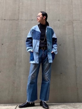 「Johnbull（ジョンブル）のアイテム（ジャケット/アウター）」を使った、okaiさん（メンズ・172cm）の冬コーディネート