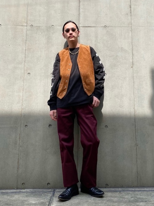 HTC（エイチティーシー）の「Schott/ショット/321USV SUEDE MC VEST