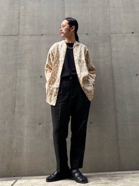 「HAVERSACK（ハバーザック）のアイテム（パンツ）」を使った、okaiさん（メンズ・172cm）の春コーディネート