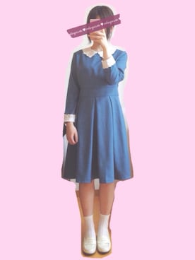 「おとなしめ」｜なかさん（レディース・154cm）の春コーディネート