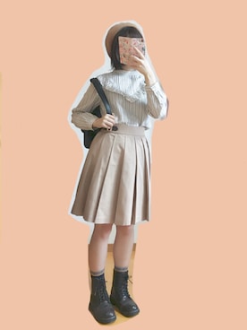 なかさん（レディース・154cm）の秋コーディネート