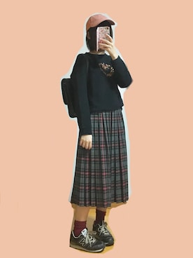 なかさん（レディース・154cm）の秋コーディネート