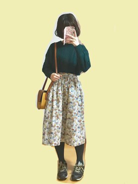 なかさん（レディース・154cm）の秋コーディネート