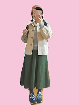 なかさん（レディース・154cm）の冬コーディネート