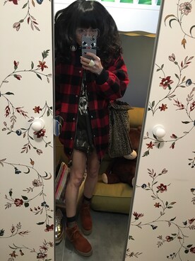 「STYLENANDA（スタイルナンダ）のアイテム（ナイロンジャケット）」を使った、Y🐻N🎸さん（レディース・153cm）の春コーディネート